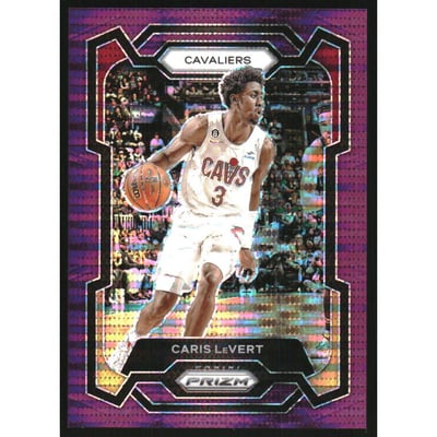 2023-24 Panini Prizm Prizms Purple Pulsar #253 Caris LeVert