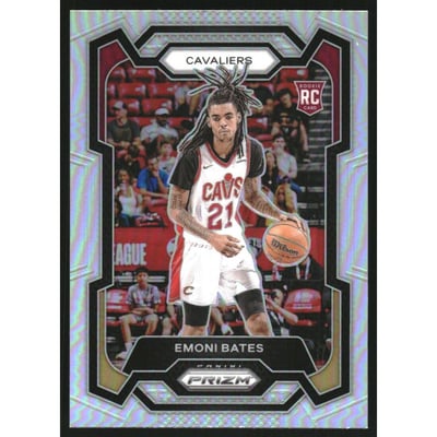 2023-24 Panini Prizm Prizms Silver #169 Emoni Bates