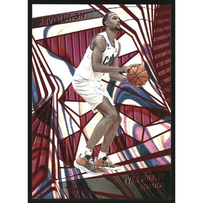 2023-24 Panini Revolution Red Swirl #25 Evan Mobley