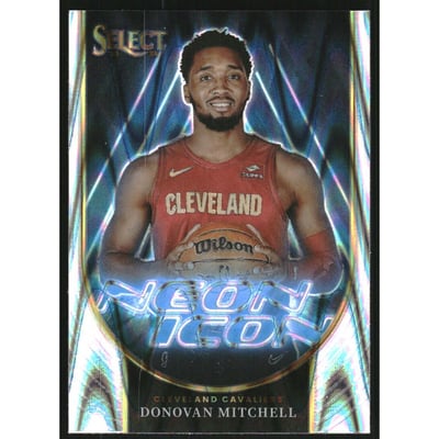 2023-24 Select Neon Icon Tectonic Prizms #19 Donovan Mitchell