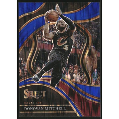 2023-24 Select Prizms Blue Flash #238 Donovan Mitchell