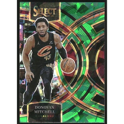 2023-24 Select Prizms Green Ice #163 Donovan Mitchell