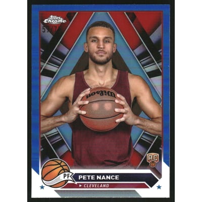 2023-24 Topps Chrome Blue Refractors #144 Pete Nance