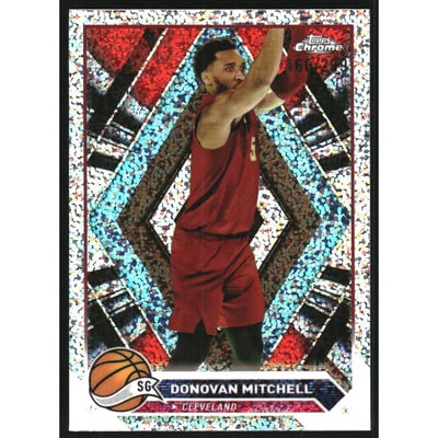 2023-24 Topps Chrome Speckle Refractors #45 Donovan Mitchell