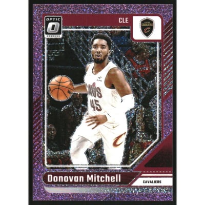 2024-25 Donruss Optic Pink Glitter #91 Donovan Mitchell