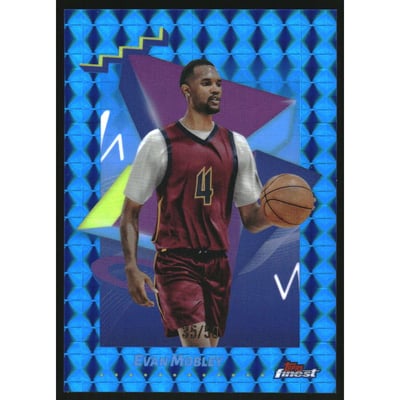 2024-25 Finest Blue Geometric Refractors #116 Evan Mobley U