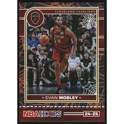 2024-25 Hoops Haunted Hoops Holo Webs #39 Evan Mobley