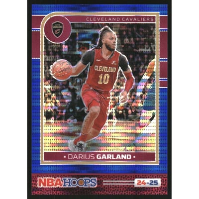 2024-25 Hoops Premium Prizms Blue Pulsar #162 Darius Garland
