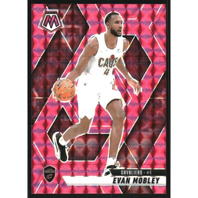 2024-25 Panini Mosaic Mosaic Pink #133 Evan Mobley