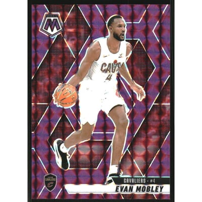 2024-25 Panini Mosaic Mosaic Purple #133 Evan Mobley