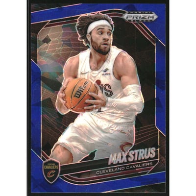 2024-25 Panini Prizm Black Prizms Blue Ice #163 Max Strus