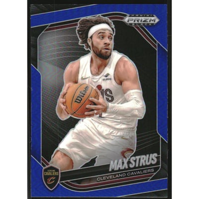 2024-25 Panini Prizm Black Prizms Blue #163 Max Strus