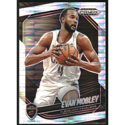 2024-25 Panini Prizm Black Prizms Pulsar #121 Evan Mobley