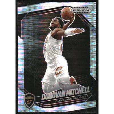 2024-25 Panini Prizm Black Prizms Pulsar #49 Donovan Mitchell