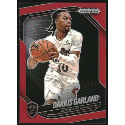 2024-25 Panini Prizm Black Prizms Red #79 Darius Garland