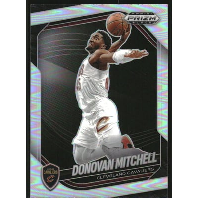 2024-25 Panini Prizm Black Prizms Silver #49 Donovan Mitchell