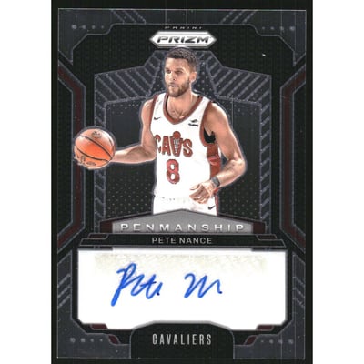 2024-25 Panini Prizm Penmanship #17 Pete Nance