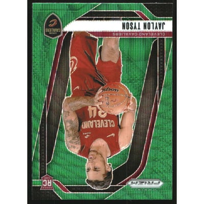 2024-25 Panini Prizm Prizms Green Wave #228 Jaylon Tyson