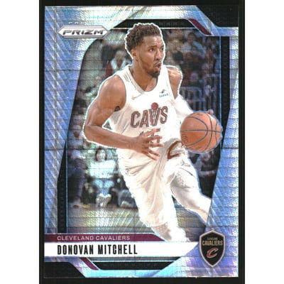 2024-25 Panini Prizm Prizms Hyper #155 Donovan Mitchell