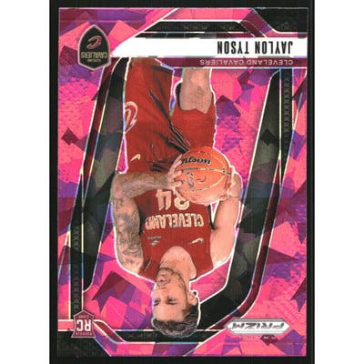2024-25 Panini Prizm Prizms Pink Ice #228 Jaylon Tyson