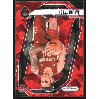 2024-25 Panini Prizm Prizms Red Ice #228 Jaylon Tyson