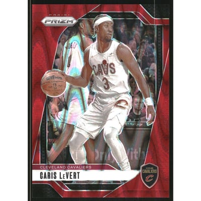 2024-25 Panini Prizm Prizms Red Seismic #71 Caris LeVert