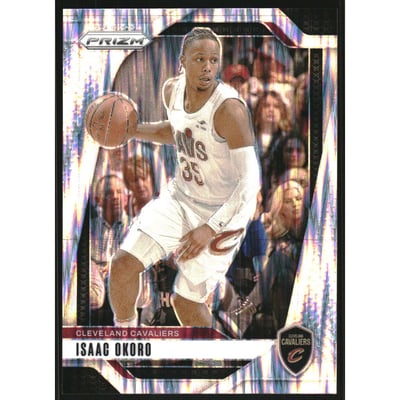 2024-25 Panini Prizm Prizms Skewed #163 Isaac Okoro