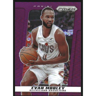2024-25 Prizm Deca Prizms Purple #148 Evan Mobley
