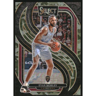 2024-25 Select Green Camo Prizms #112 Evan Mobley