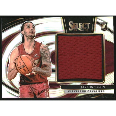 2024-25 Select Jumbo Rookie Swatches #25 Jaylon Tyson