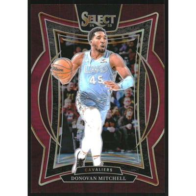 2024-25 Select Maroon Prizms #21 Donovan Mitchell