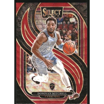 2024-25 Select Red Wave Prizms #155 Donovan Mitchell