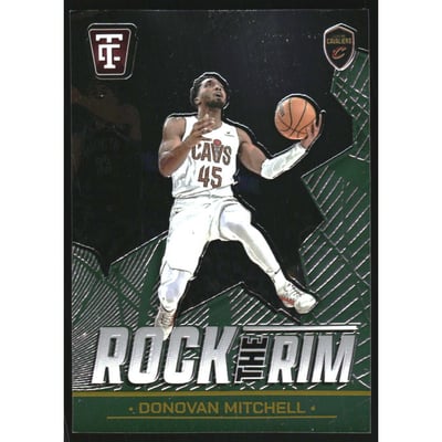 2024-25 Totally Certified Rock the Rim Mirror Pink #2 Donovan Mitchell