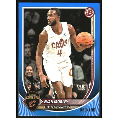 2025-26 Bowman Blue Border #93 Evan Mobley