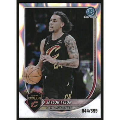 2025-26 Bowman Chrome Lava Refractors #BCV173 Jaylon Tyson