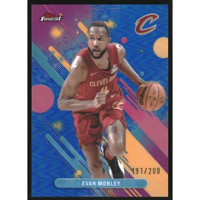 2025-26 Finest Blue Refractors #55 Evan Mobley C