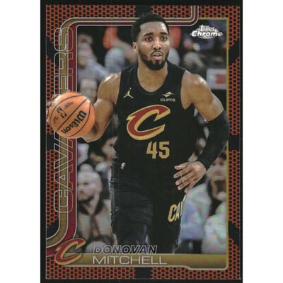 2025-26 Topps Chrome Basketball Refractors #69 Donovan Mitchell