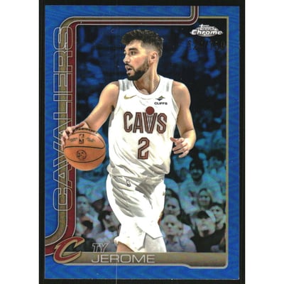 2025-26 Topps Chrome Blue Refractors #4 Ty Jerome