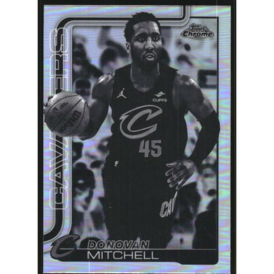 2025-26 Topps Chrome Negative Refractors #69 Donovan Mitchell