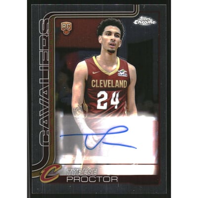 2025-26 Topps Chrome Rookie Autographs #TCARTP Tyrese Proctor