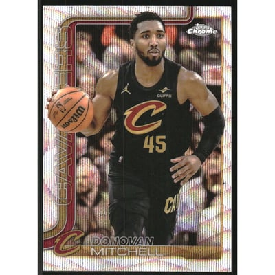 2025-26 Topps Chrome Wave Refractors #69 Donovan Mitchell