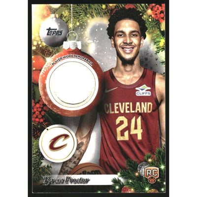 2025-26 Topps Holiday Relics #PRTO Tyrese Proctor