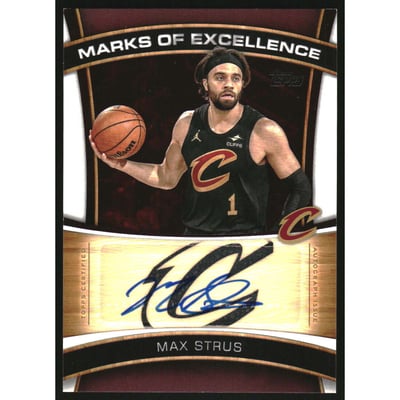 2025-26 Topps Marks of Excellence #MEMS Max Strus