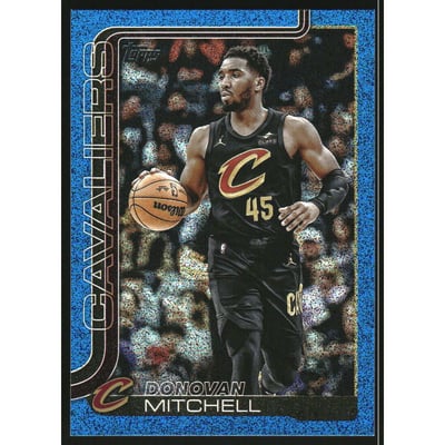 2025-26 Topps Sandglitter Blue #80 Donovan Mitchell