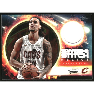 2025-26 Topps Swish and Stitch Relics #SSTJTY Jaylon Tyson