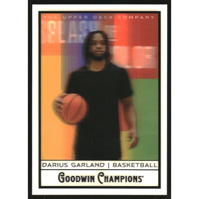 2025 Upper Deck Goodwin Champions Splash of Color 3-D Lenticular #SCLGD Darius Garland T1