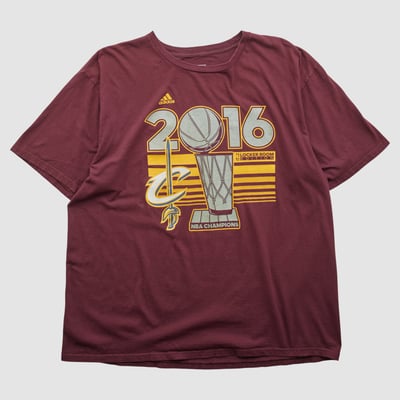 Cleveland Cavaliers Adidas 2016 T-shirt - Maroon - XL by Fanatics Real Vintage