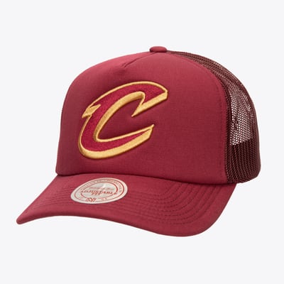 Mitchell & Ness Cleveland Cavaliers Wool Solid Snapback Hat - Red, Adjustable (NBA)