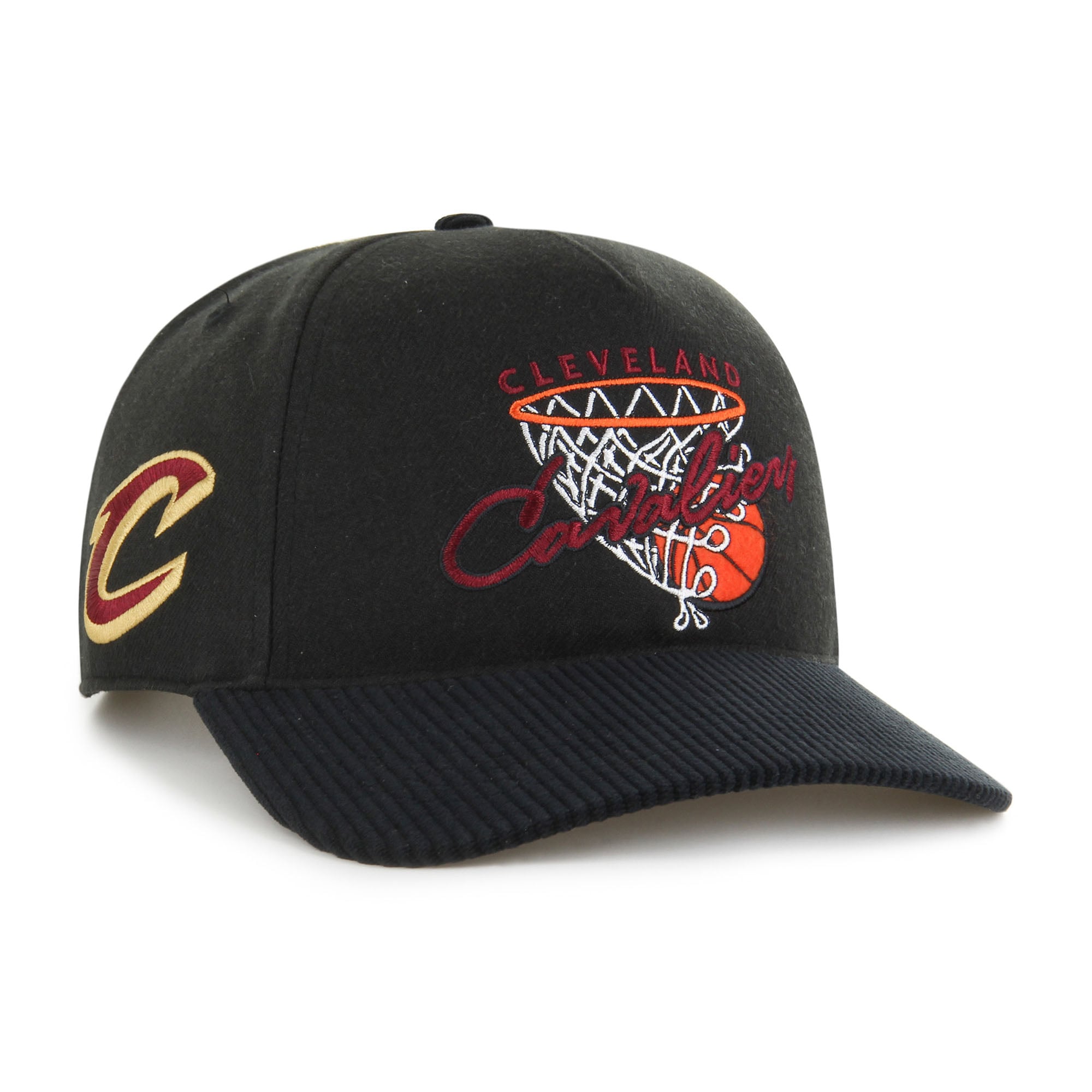 Men's Cleveland Cavaliers '47 Black Nothing But Net Hitch Adjustable Hat