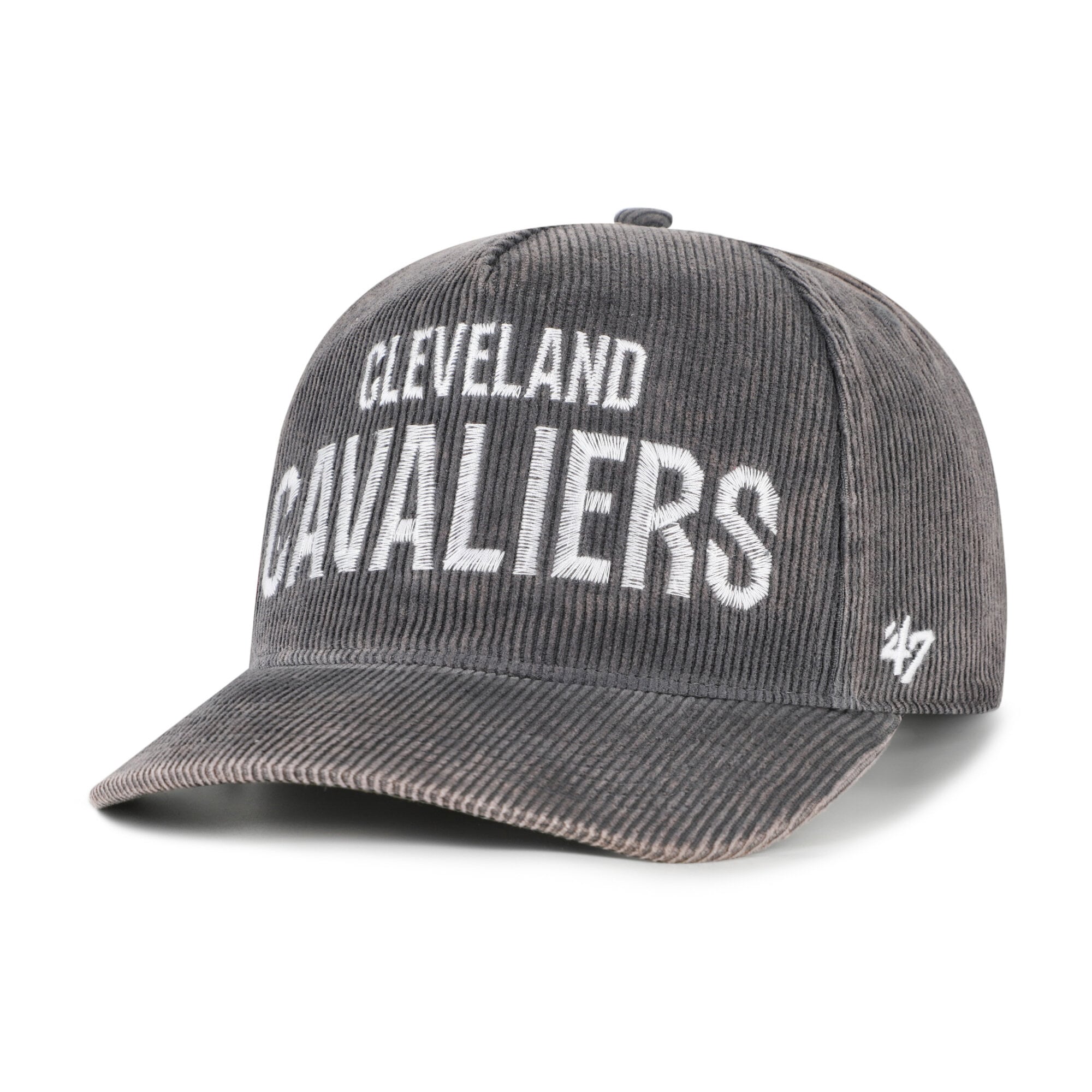 Men's Cleveland Cavaliers '47 Charcoal Reclaim Snow Wash Corduroy Adjustable Hitch Hat
